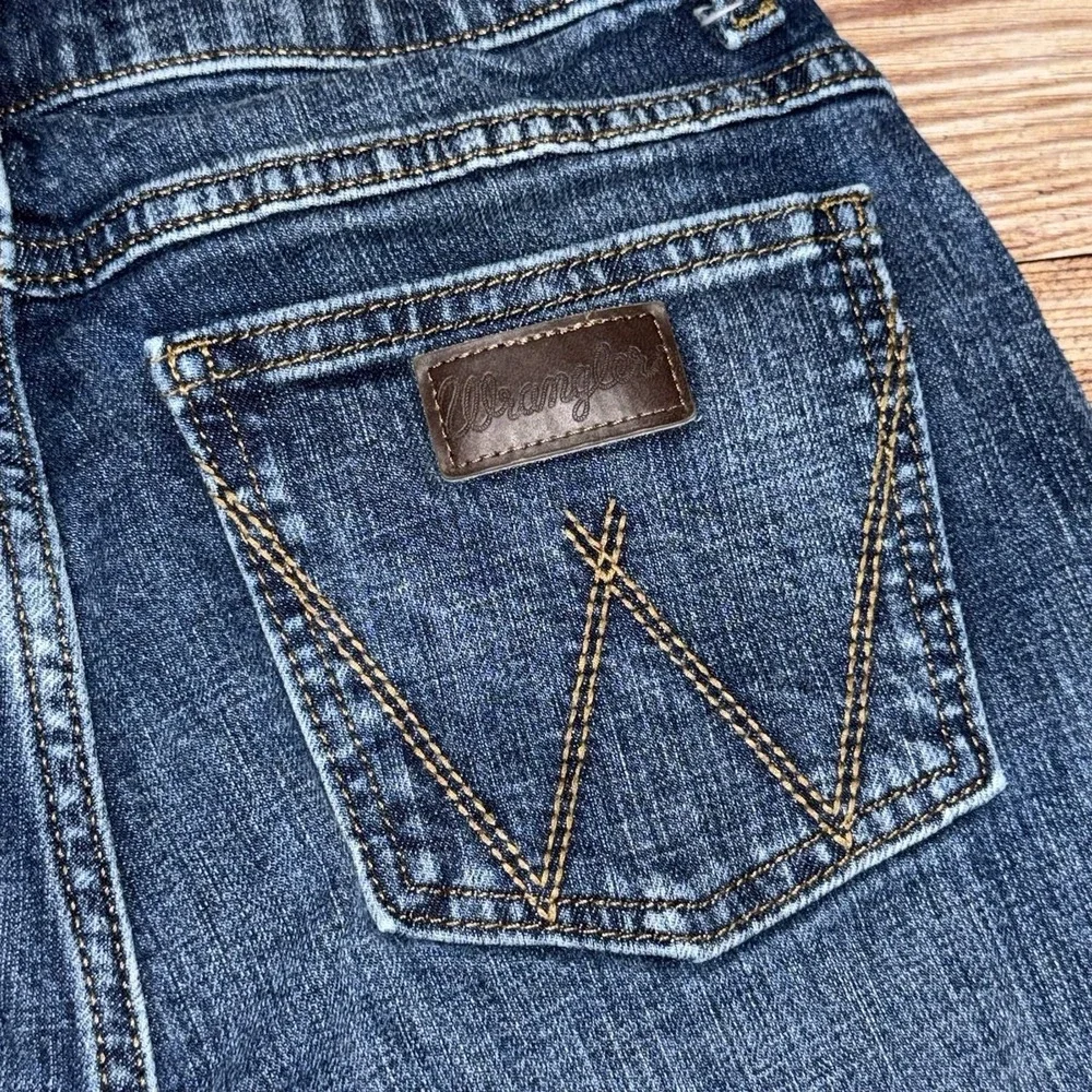 Wrangler Retro Slim Straight Jeans Boys 14 Regular Youth Western Bootcut Stretch